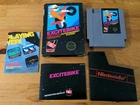 Excitebike (Nintendo NES, 1985) COMPLETE CIB Authentic Tested VGC Vintage Game