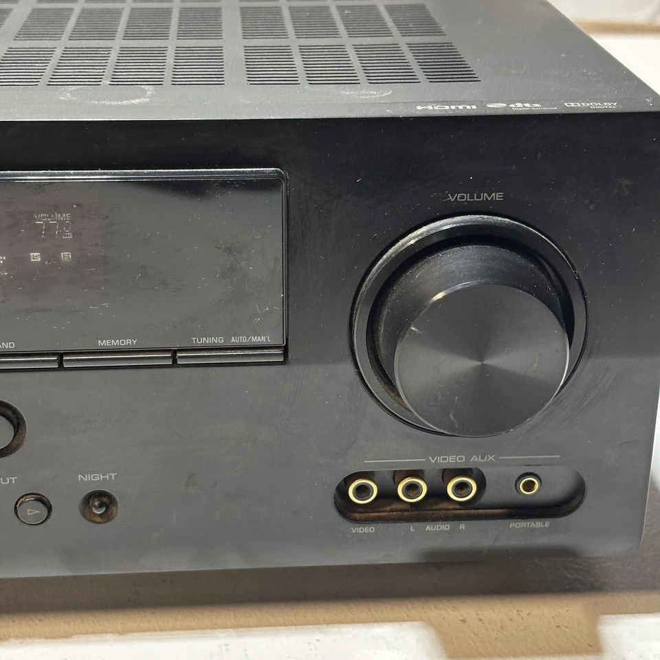 Yamaha HTR-6230 AV Receiver HDMI 5.1 Cinema DSP Natural Sound Untested Parts - Image 4 of 4