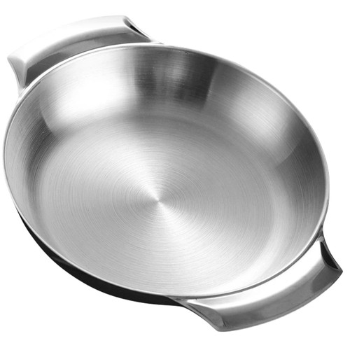Piastra in Acciaio Inossidabile Padella Cucina Pento Per Cucinare - Foto 3 di 12