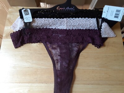 Carrie Amber Intimates  (3 Pack) Thong's Size 2X   NEW WITH TAGS