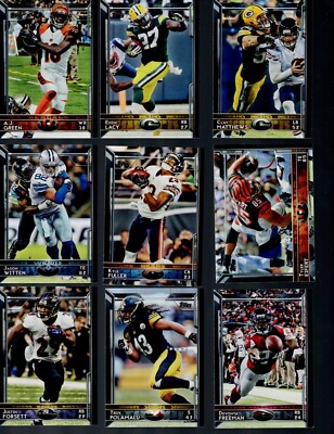 2015 TOPPS FOOTBALL COMPLETE YOUR SET 1-250  BUY 2 GET 1 FREE !