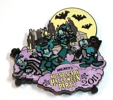 Disney Pin Mickey's Not So Scary Halloween Party 2011 Jumbo Haunted Mansion WDW