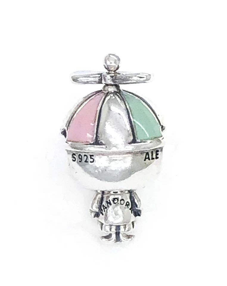 NEW 100% Authentic PANDORA 925 Silver Propeller Hat Little  Boy Charm 798015ENMX - Image 2 of 4