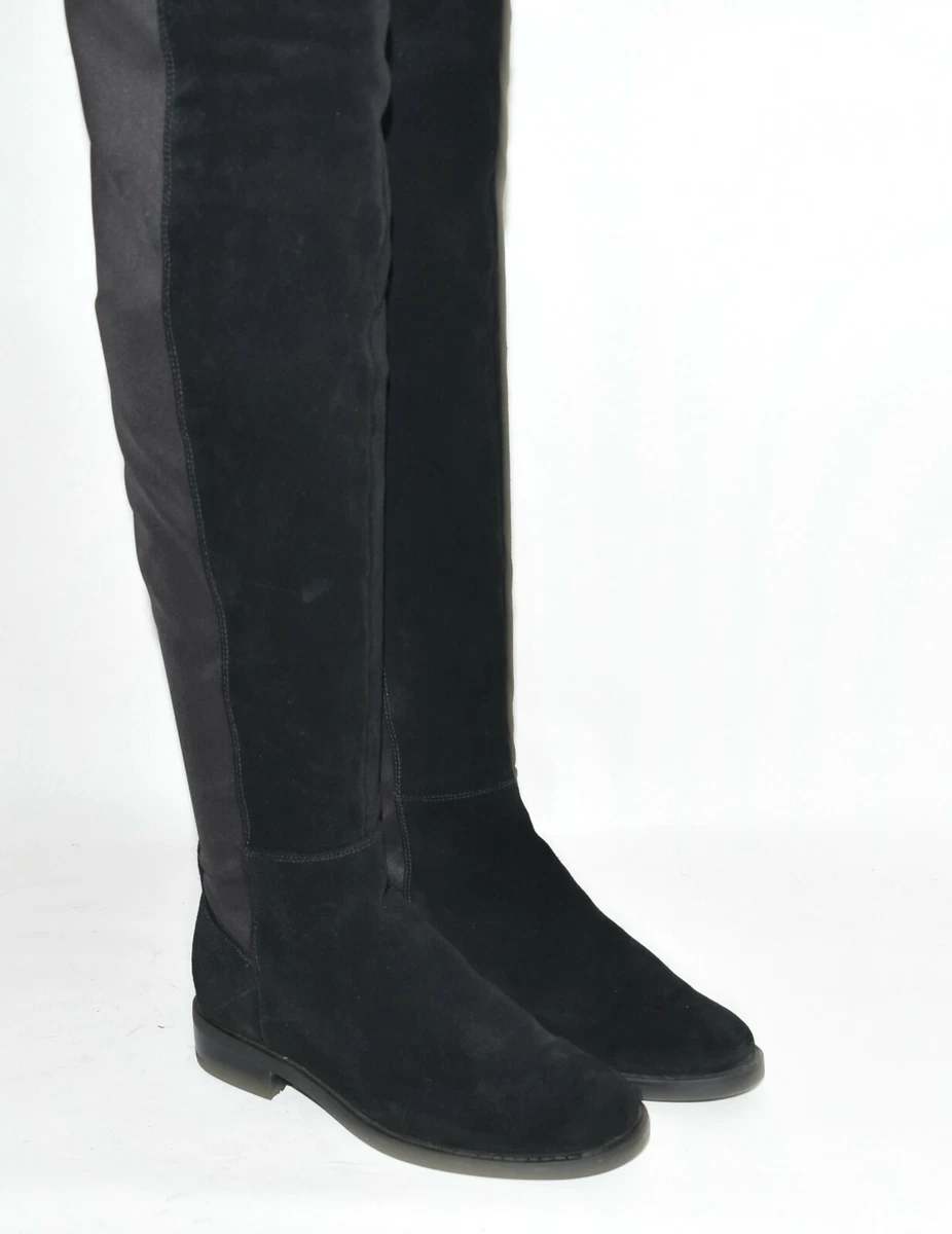 Blondo Gallo Knee High Waterproof Boot Black Suede Size 6 M B6208