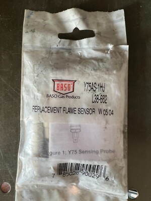 BASO Y75AS-1HJ Replacement Flame Sensor L38-662 - New Old Stock