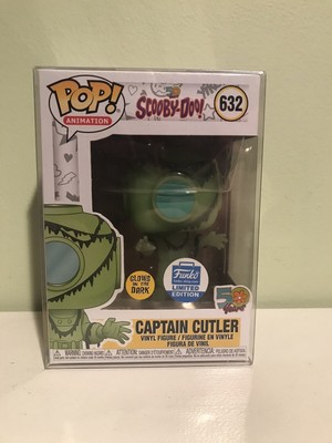 Funko Pop Captain Cutler Funko Shop Exclusive Glow GITD 632 Scooby Doo | eBay