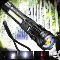 12000000 Lumen Taschenlampe Led 5000Meter Taktisches Fackel Arbeitslich Usb