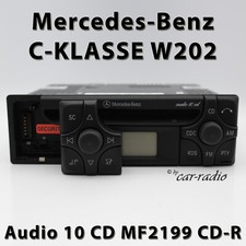 Genuine Mercedes W202 Radio Audio 10 CD MF2199 CD-R Car Stereo C Class S202