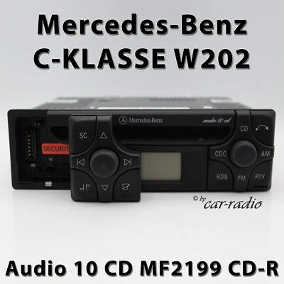 Original Mercedes W202 Radio Audio 10 CD MF2199 CD-R Autoradio C-Klasse S202 - Bild 1 von 4