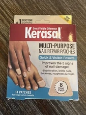 Kerasal Multi-Purpose Nail Repair Patches for Finger/Toe Nails, 14ct