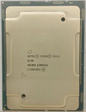 Intel Xeon Gold 6138 cpu processor 20 cores 2GHZ 40 threads FCLGA3647