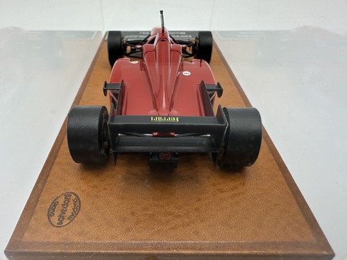 FERRARI F310 FORMULA 1 MODEL CAR 1/43 ON SCHEDONI LEATHER BASE | M. SCHUMACHER - Picture 8 of 9