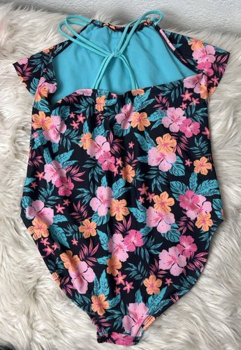 Lot of 2 Wonder Nation Girls’ Fashion One Piece Swimsuit Floral Size XL (14-16) - Picture 13 of 16