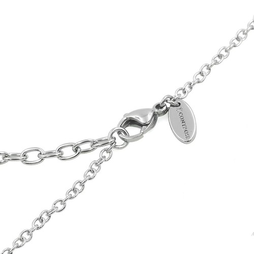skull bull Head necklace Taurus Bull pendant clear Crystals Stainless Steel - Picture 5 of 6