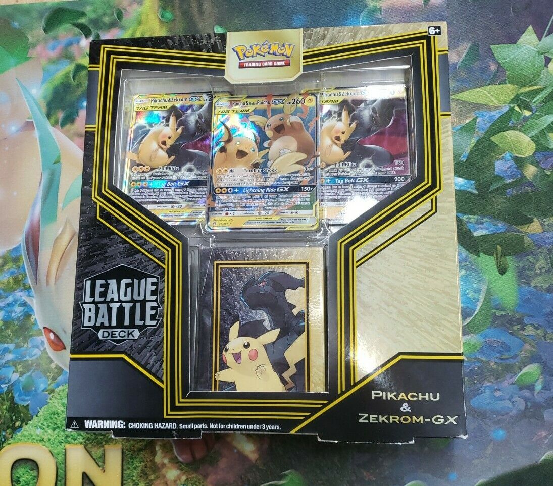 Best EVER Pokemon Decks?? - Pikachu & Zekrom-GX Reshiram & Charizard-GX  League Battle Theme Boxes 