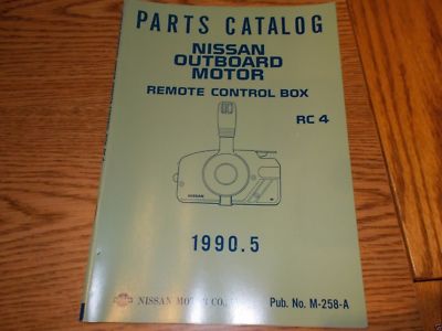 Nissan M-258-A Parts Catalog REMOTE CONTROL BOX RC4 | eBay