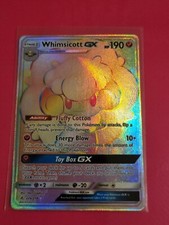 Ultra Rare Whimsicott GX 226/214 Holo Full Art Hyper Pokemon Card Unbroken Bonds