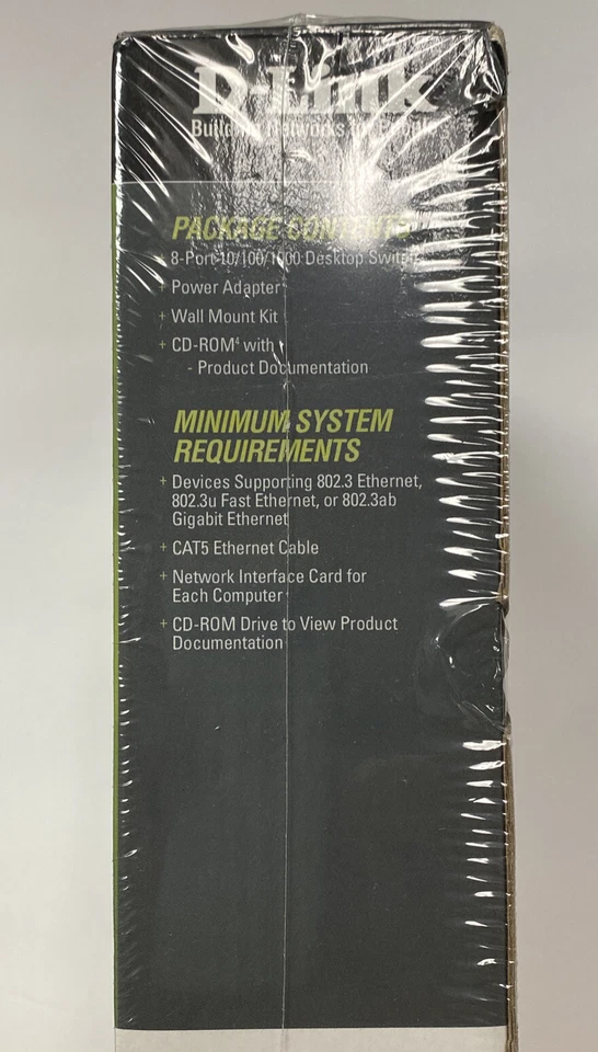 D-Link DGS-2208 Desktop Switch 10/100/1000 8Port - Image 4 of 4