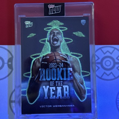 Victor Wembanyama RC *SSP* 2024 Topps Now Alien Glow in the Dark 