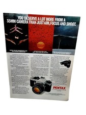 1981 Pentax ME Super Camera You Deserve A Lot More Print Ad Vintage