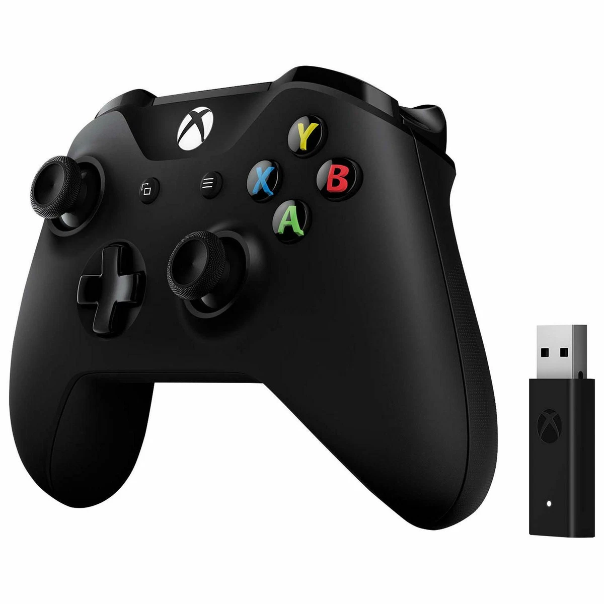  Microsoft Xbox Wireless Controller + Wireless Adapter for  Windows 10 : Video Games