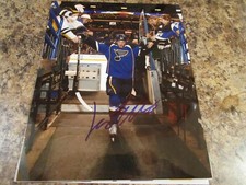 LARS ELLER SIGNED 8x10 GLOSSY PHOTO ST. LOUIS BLUES (C)