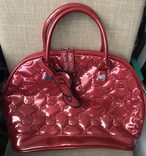 LoungeFly X Sanrio Hello Kitty Embossed Extra Large Handbag Purse Red