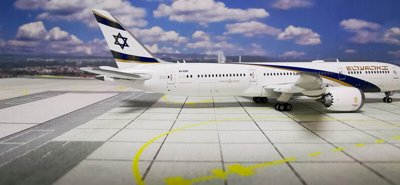 GeminiJets EL AL Jerusalem of Gold For Boeing 787-9 4X-EDM 1/400