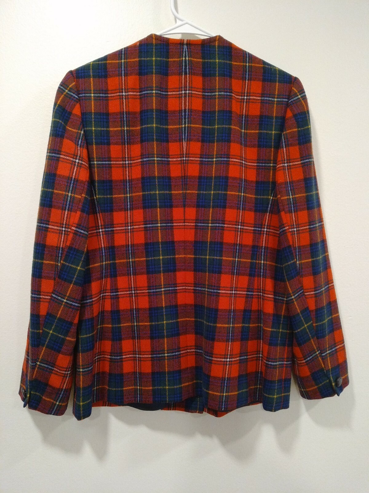 Pendleton Virgin Wool Red Plaid Button Up Jacket … - image 4