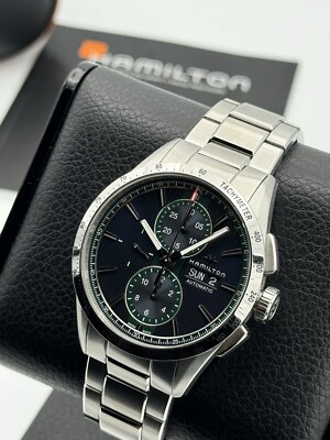 HAMILTON BROADWAY  Blue-Green  DAY DATE CHRONO! H43516141