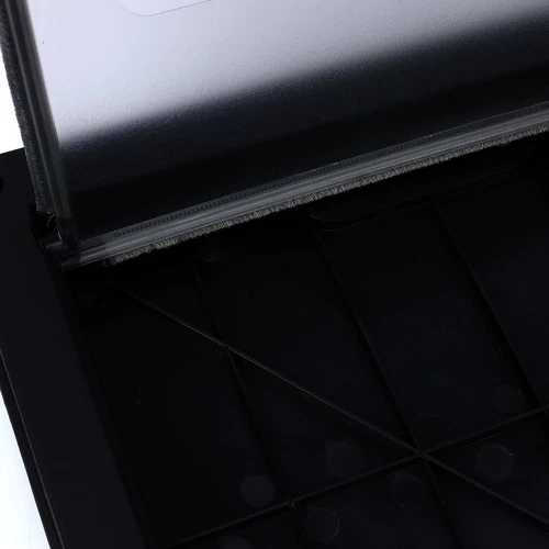 Large Size 2 Way Lockable Pet Dog Cat Safe Security Brushy Flap Door Black AU - Picture 5 of 12