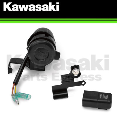 NEW 2015 - 2026 GENUINE KAWASAKI VULCAN S 650 12V DC POWER OUTLET & RELAY KIT