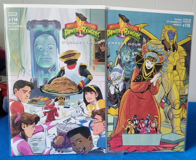 Mighty Morphin Power Rangers #114 115 BOOM! Studios 2023 Melissa Flores set of 2