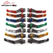 Universal Motorcycle CNC Handlebar Brake Clutch Lever Set For Honda Suzuki BMW
