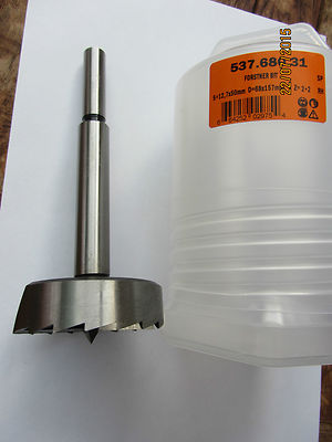 Forstnerbohrer/Zylinderkopfbohrer SP-Stahl  D=68 mm L=157 mm Schaft 12,7 mm CMT