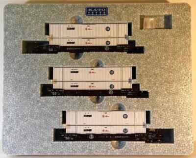 Kato N Scale ~ New 2026 ~ TTX Gunderson MAXI-IV Well Car ~ BNSF