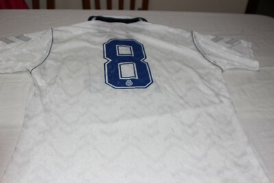 Maillot Officiel Real Madrid 1994/95 Hummel - Taille XL - Signé Par Michel ?