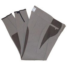 Reithose Anja, Scharenberg Hochbund Reithose made in Germany, Vollbesatz, mokka