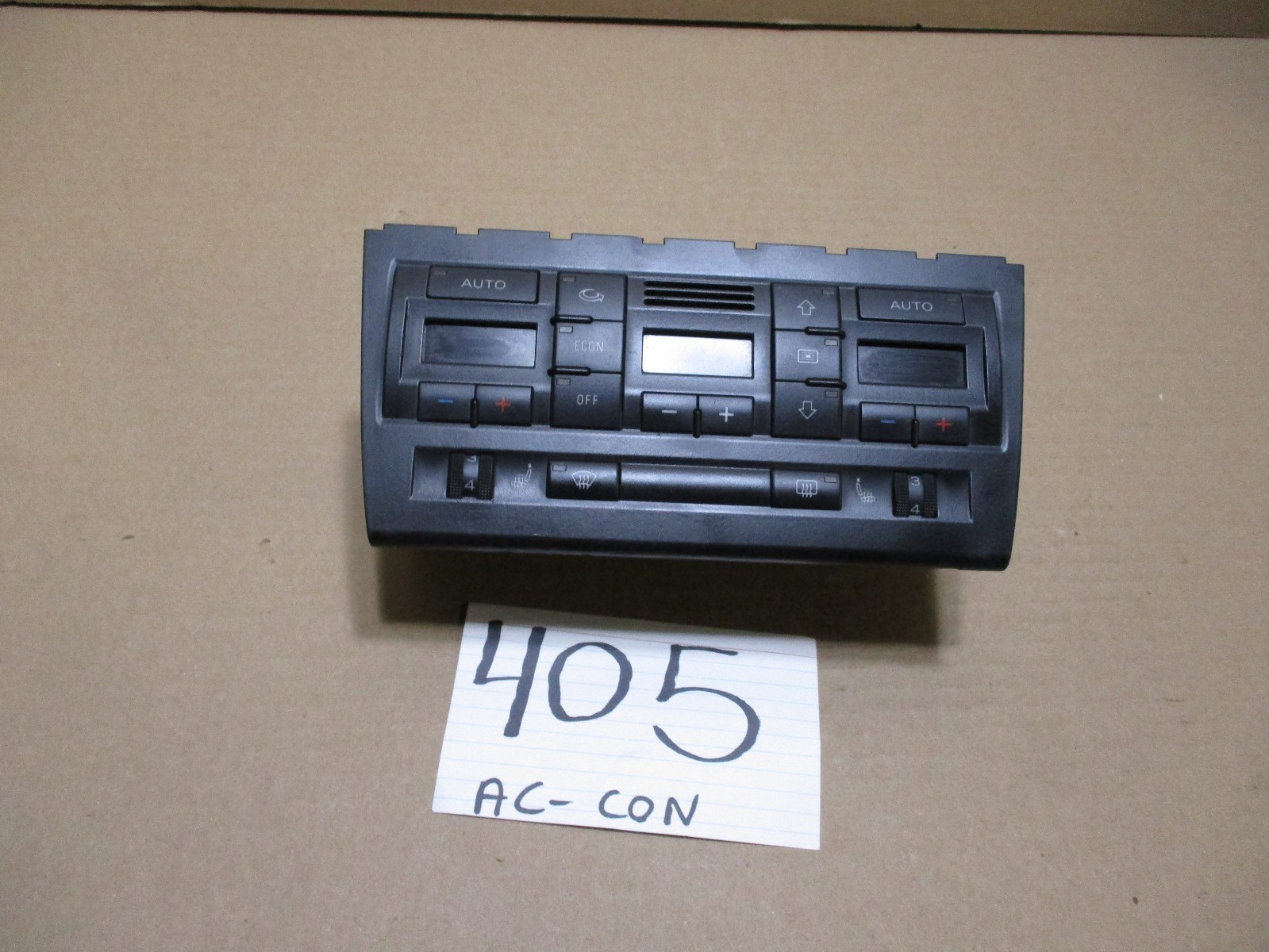2005 Audi A4 AC and Heater Control Used Stock #405-AC 