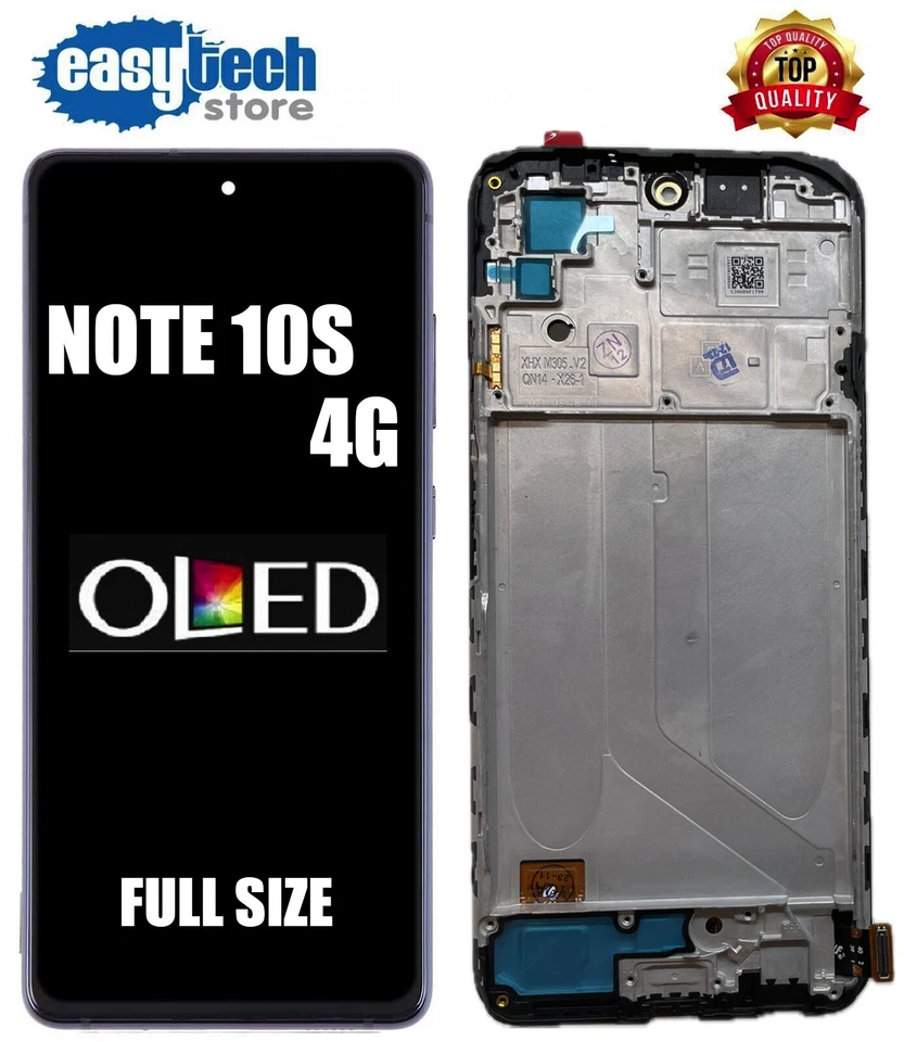 XiaoMi REDMI Note 10S 4G FRAME OLED Pari Original Display Schermo LCD M2101K7BNY