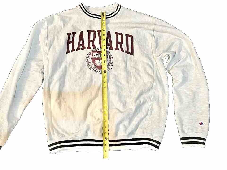 Vintage 90s Champion Reverse Weave Harvard University Sweatshirt L