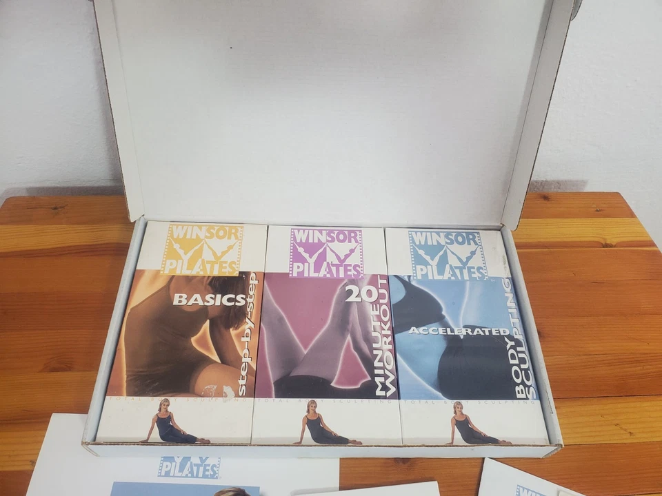 Winsor Pilates VHS 3 Set with Diet Book Total Body 20 Minute Basic Accelerated - Image 3 of 4