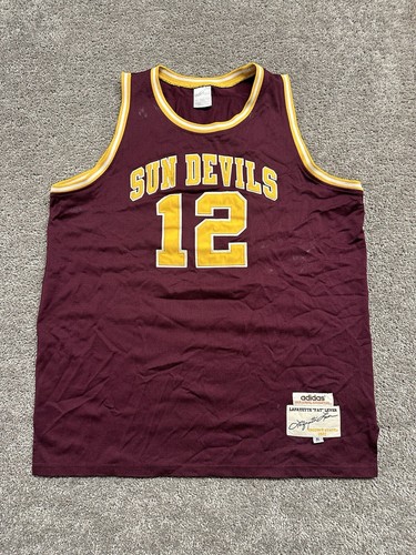 LAFAYETTE Fat LEVER Arizona State SUNDEVILS Basketball ADIDAS Jersey XL 52 Sewn