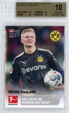 2019-20 TOPPS NOW BUNDESLIGA #99 ERLING HAALAND - SUPERB CARD! - BGS PRISTINE 10