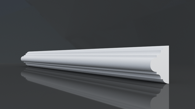 2 Meters Styrofoam Bar Ceiling Profile Interior Decoration Piece