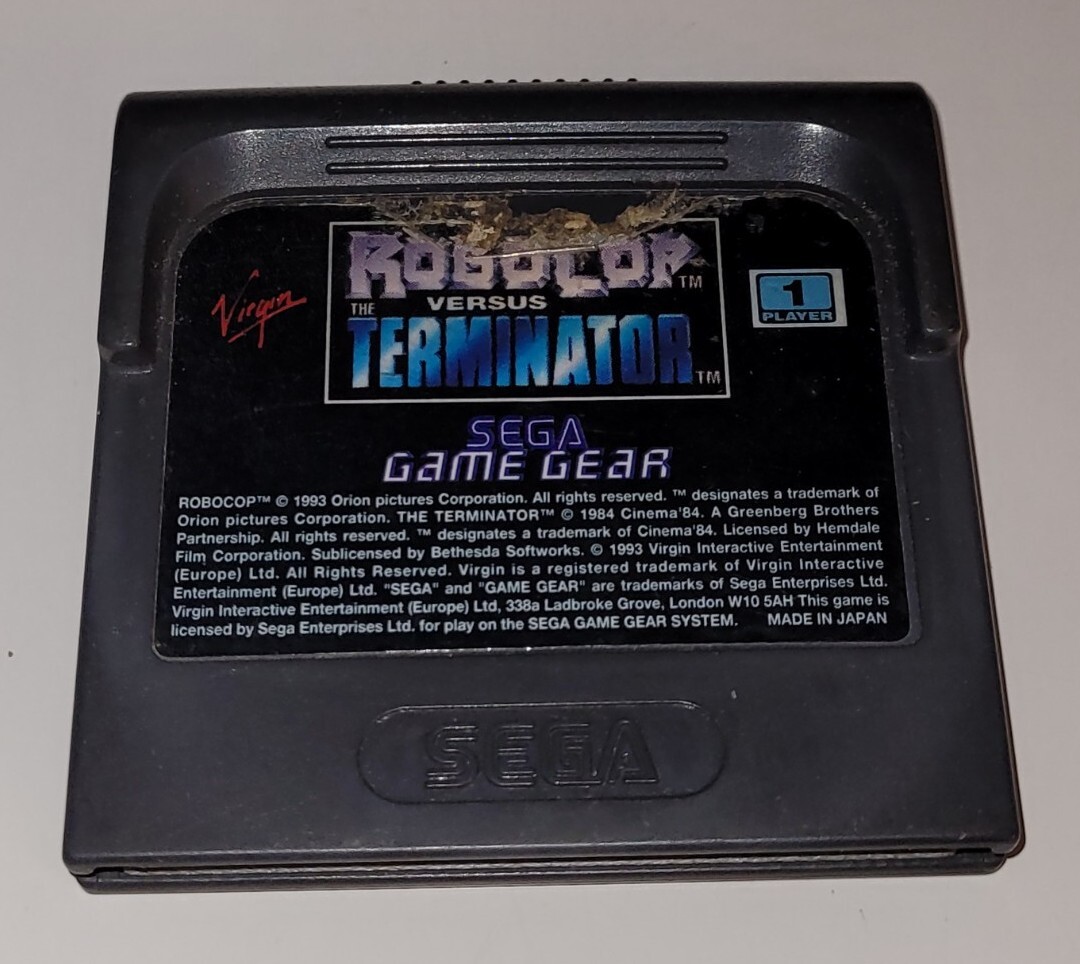 Sega Game Gear - Robocop Versus Terminator - En Loose - Bon État