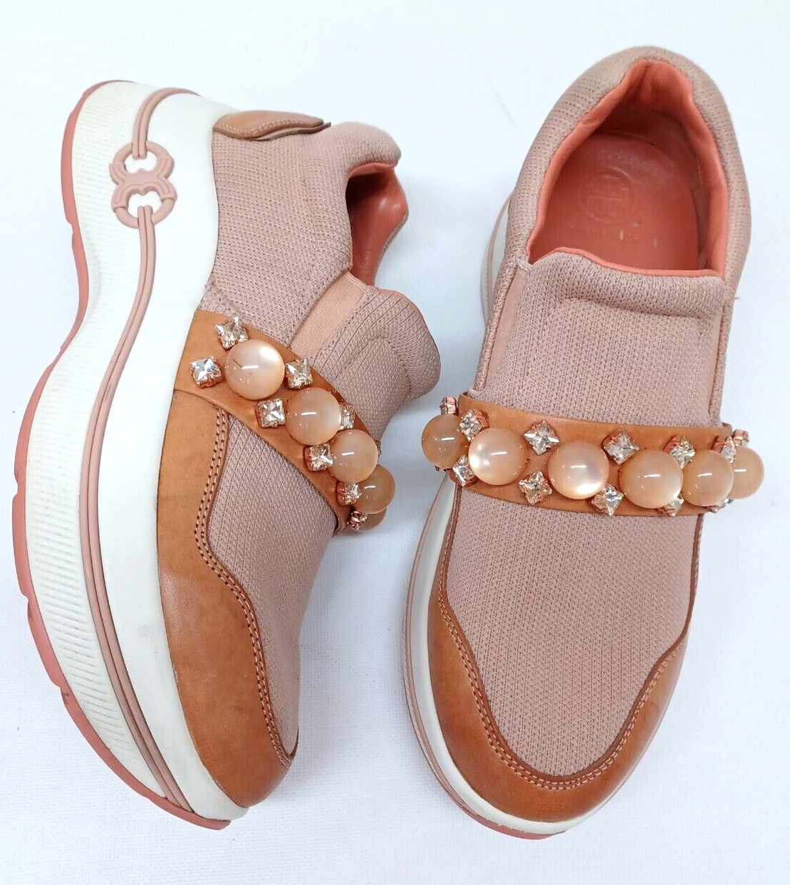 tory burch gemini link platform sneaker