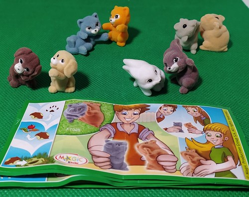 KINDER SURPRISE Natoons FELT baby animals in garden   2013  #1483