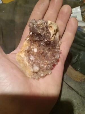 181g Natural Amethyst Cluster Quartz Crystal Healing Spiritual US SELLER 3.5x3''