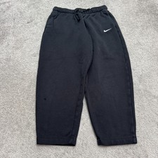 Nike Sportswear Essentials Fleece Curve Sweatpants Womens Medium Black Active